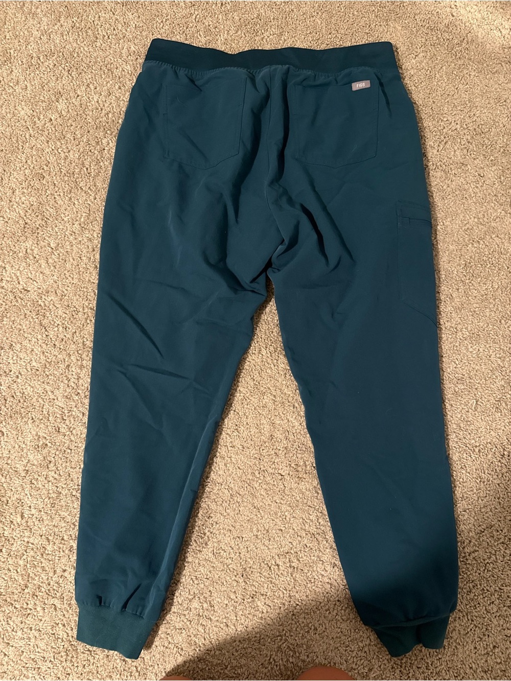 Figs Technical Collection Scrub Set Caribbean Blue Zamora Joggers, Rafaela Top - Picture 4 of 7